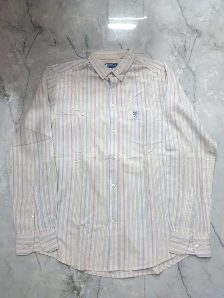 Red tape Striped Casual Shirt