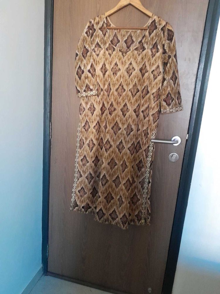 Patterned Ethnic Dress