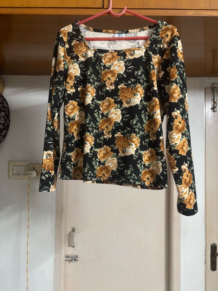 Floral Long Sleeve Top