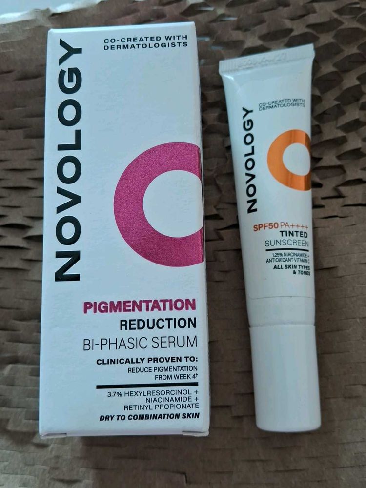 Novology Pigmentation Serum And Sunscreen Combo