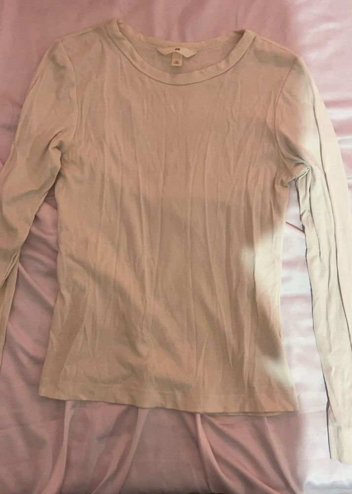 H&amp;M Ribbed Top + 1 Free Jewellery