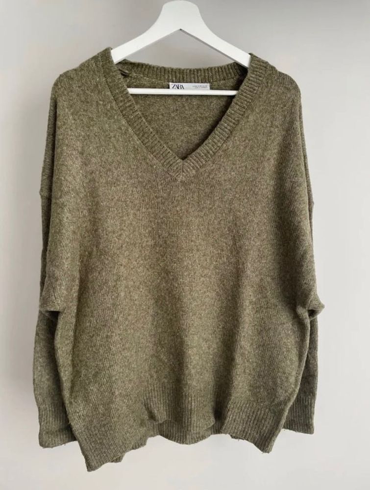 Zara Olive Green Pullover