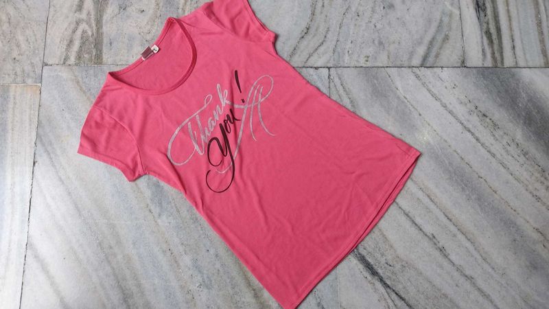 Pink Graphic T-Shirt