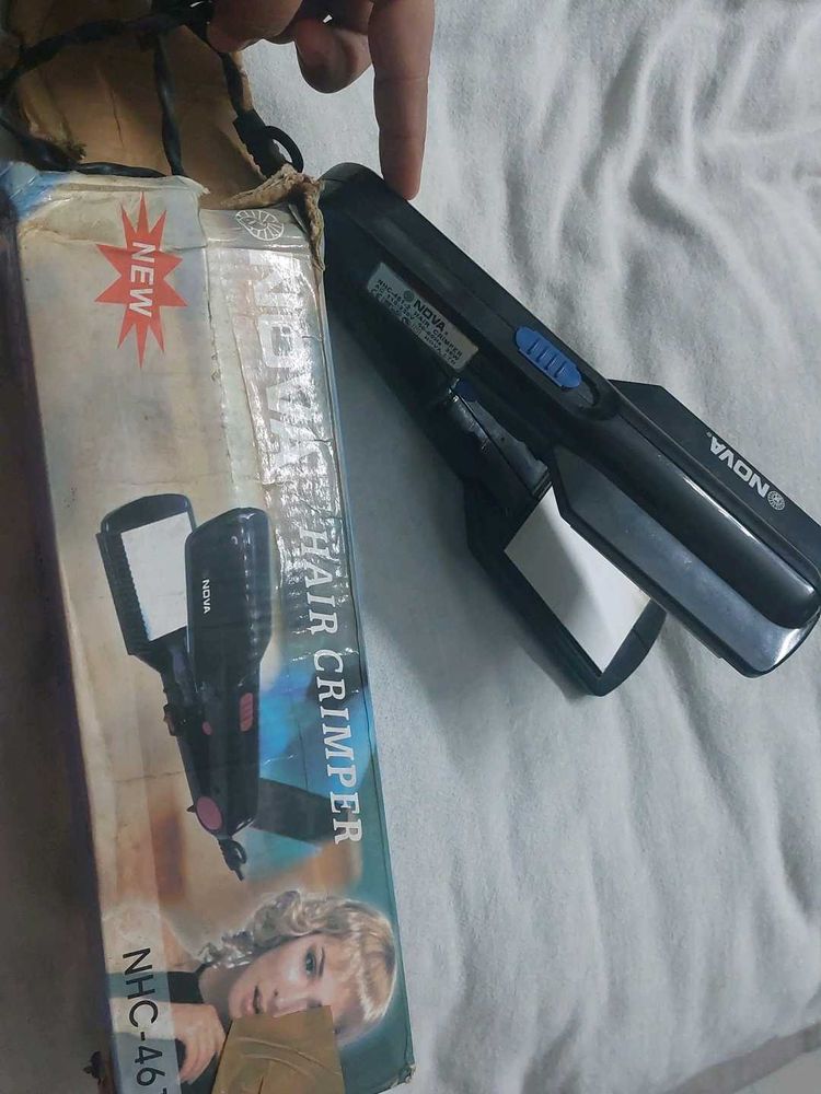 NOVA Hair Curler plus straightener machine