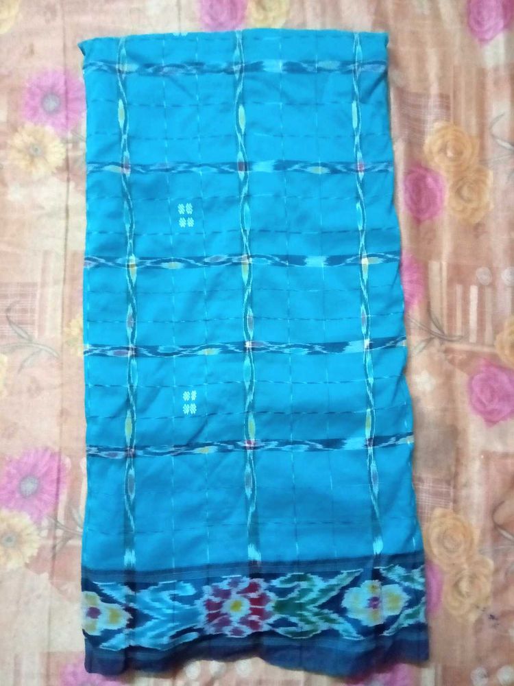 Blue Handloom Saree