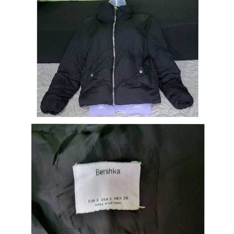 Bershka Black Puffer Jacket