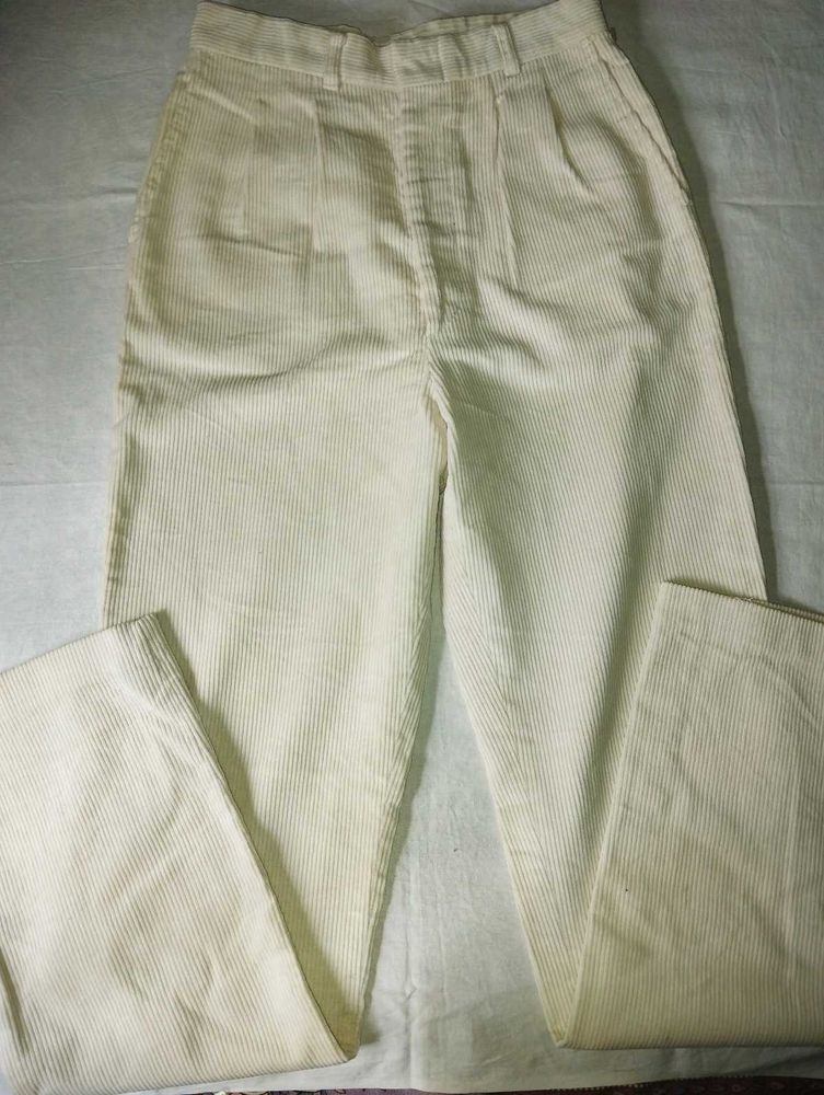 Corduroy Offwhite Pants