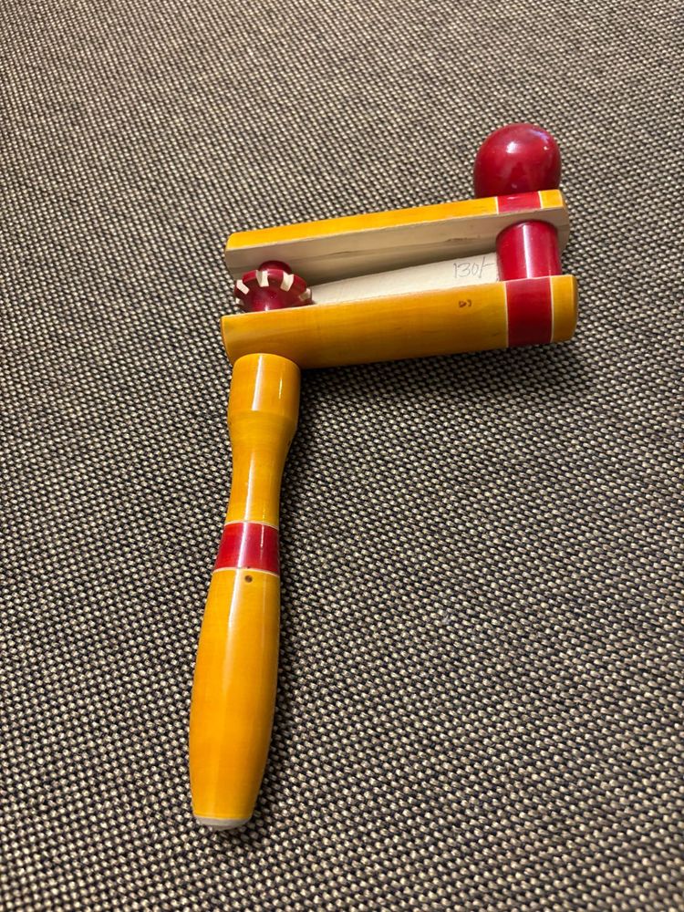 Vintage Wooden Rattle Toy