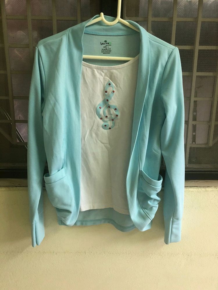 Stylish Attached Jacket Top