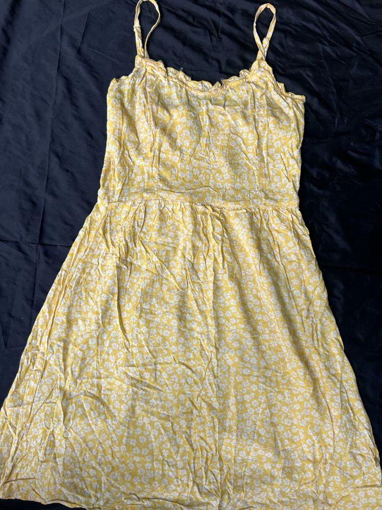 Yellow Floral Sundress