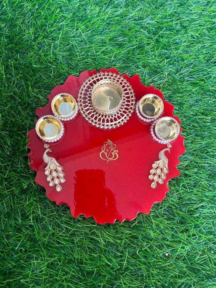 8&#34; Pooja Thali