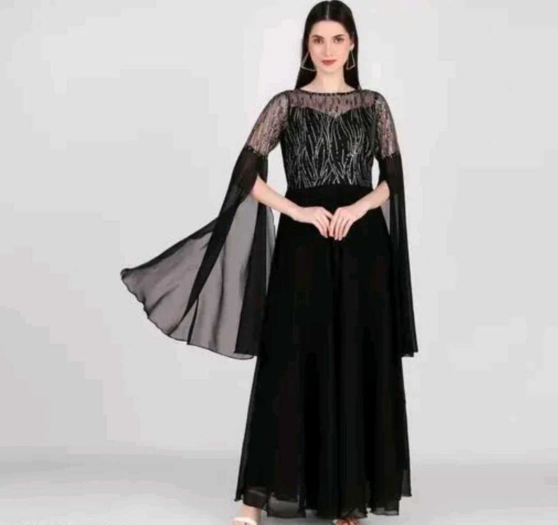 Elegant Black Maxi Dress