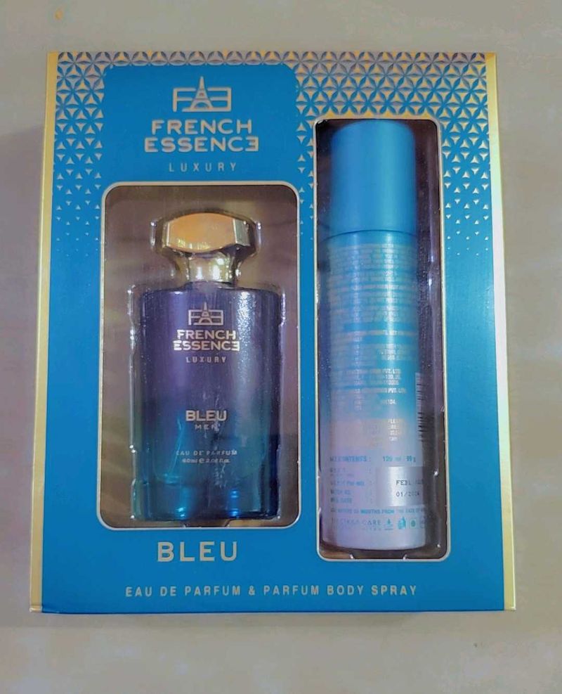 French Essence Bleu Perfume Set
