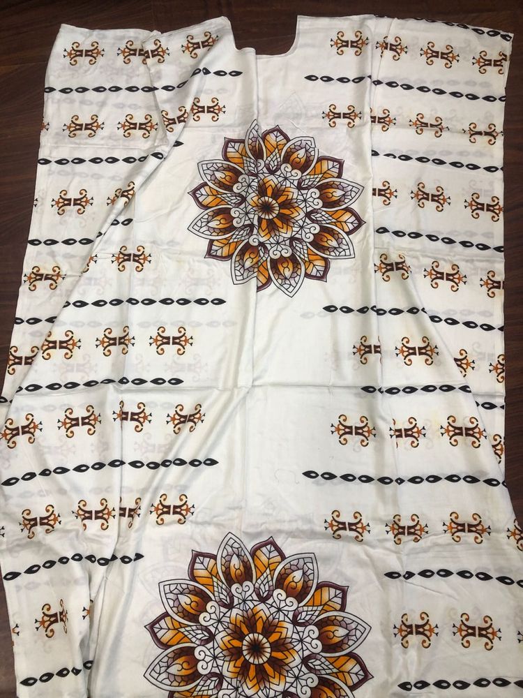 Elegant Floral Print Kurta with dupatta