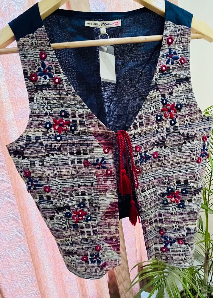 Boho Summer Waistcoat/ Brand New With Tag