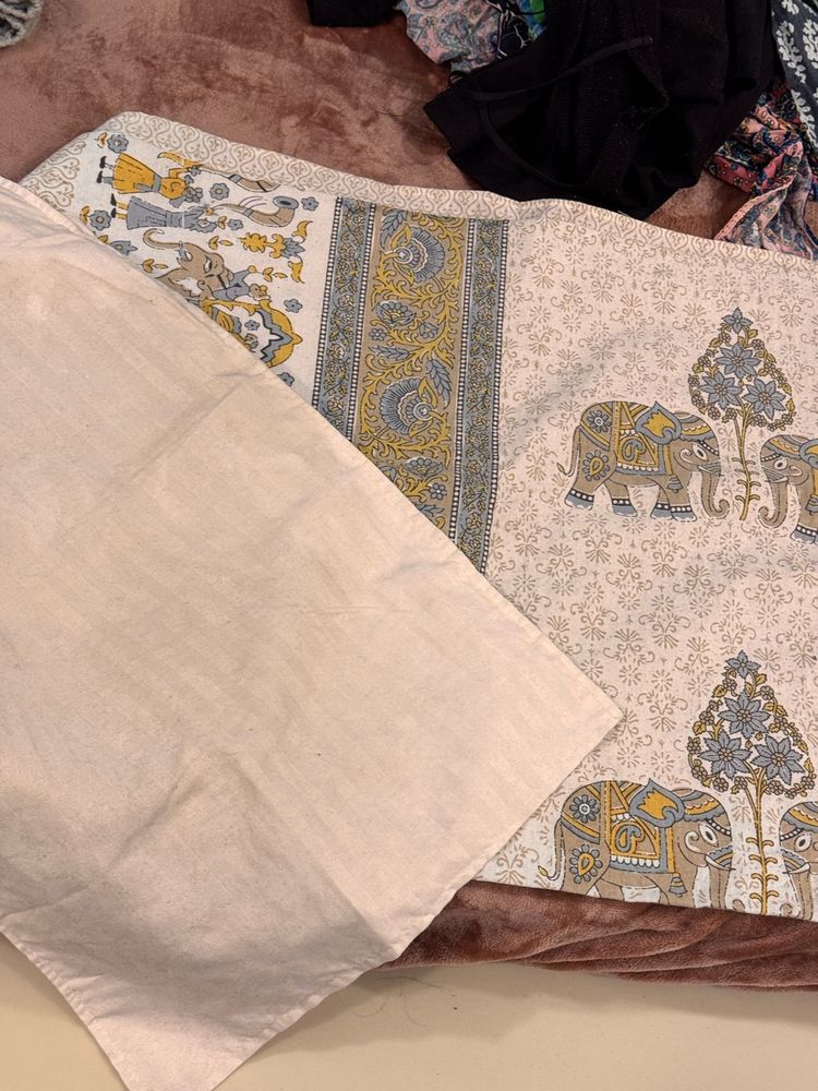 Single Bed sheet + 1 Pillow Cover