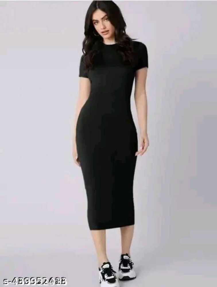 Little Black Dress - Midi Bodycon