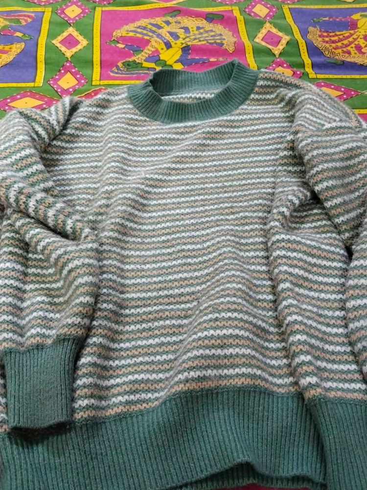 Striped Knit Sweater