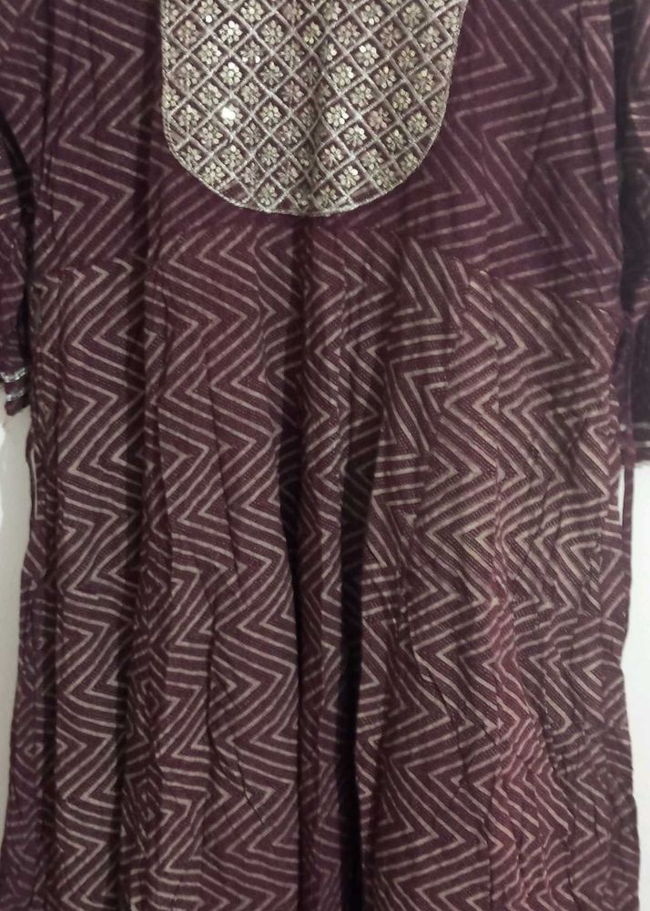 anarkali kurti combo