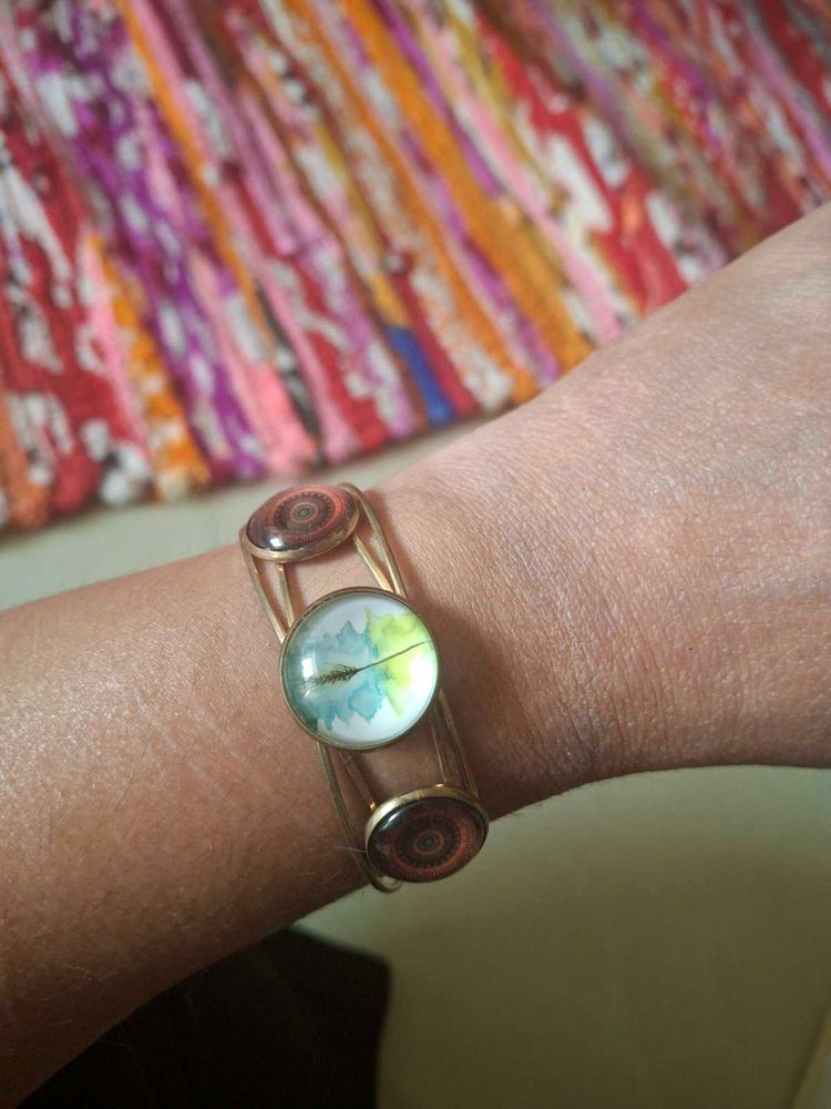 Unique Charm Brass Bracelet