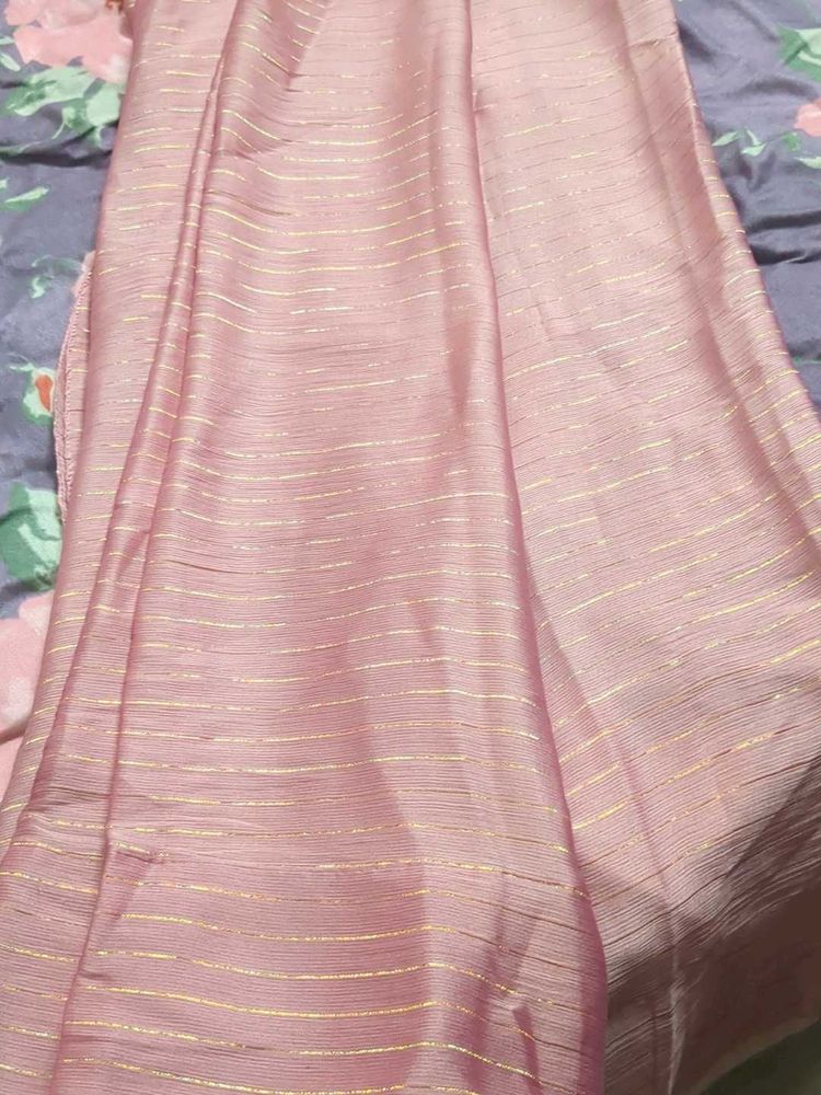 Pretty Onion Pink Saree