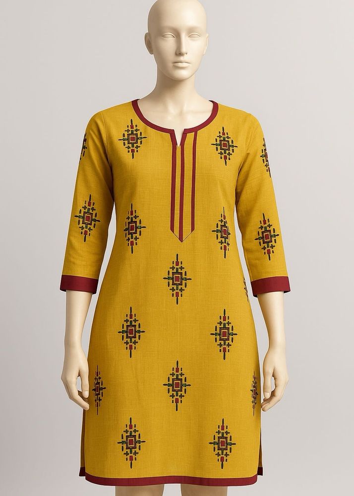 Yellow Floral Summer Dress