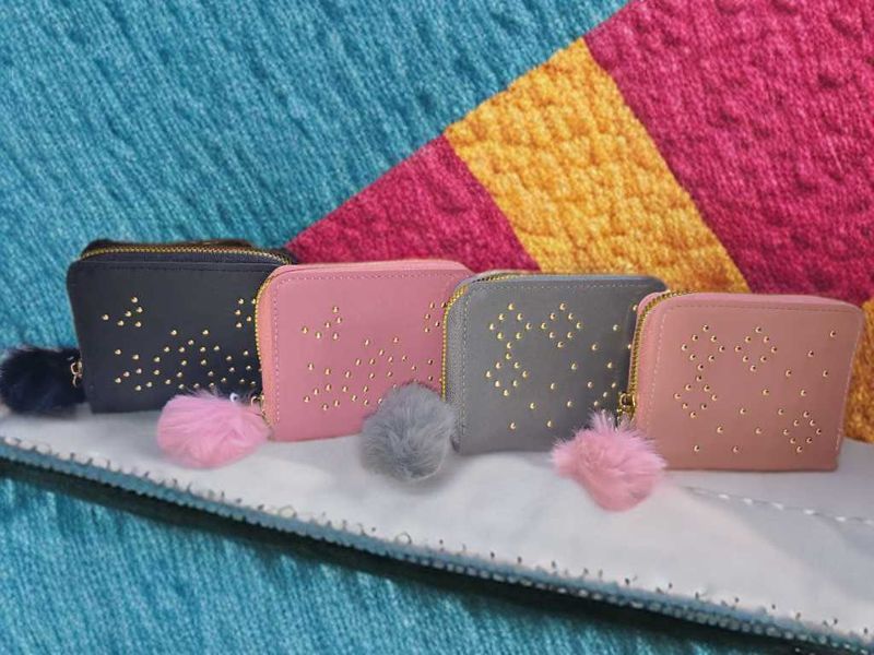 Cute Studded Mini Wallets
