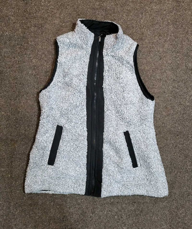 Fuzzy Sherpa Vest