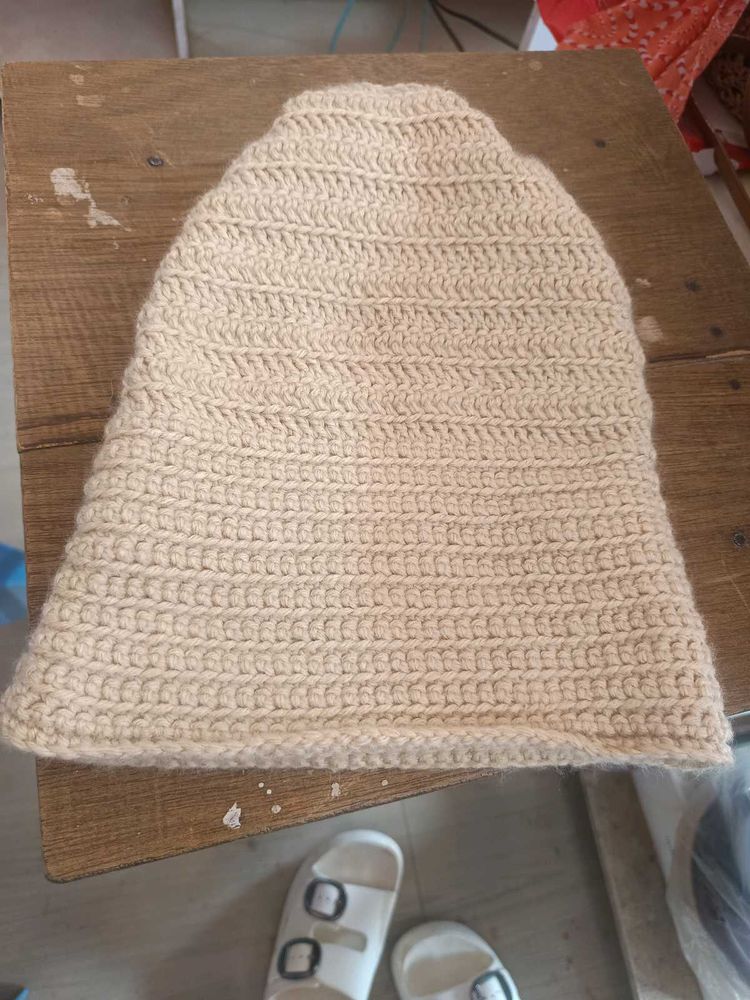 Crochet Beanie Hat 2 piece