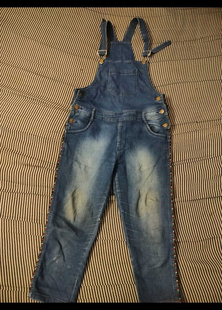 Denim dungree