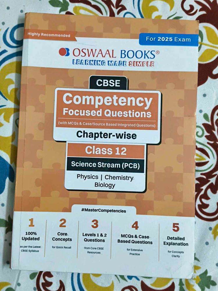 Oswaal CBSE Class 12 Book