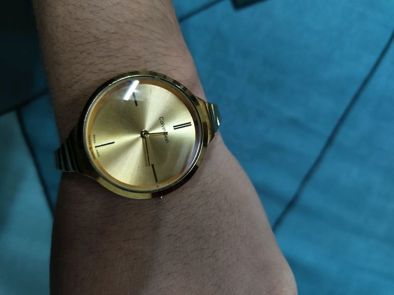 Calvin Klein Ki Golden Watch Hai