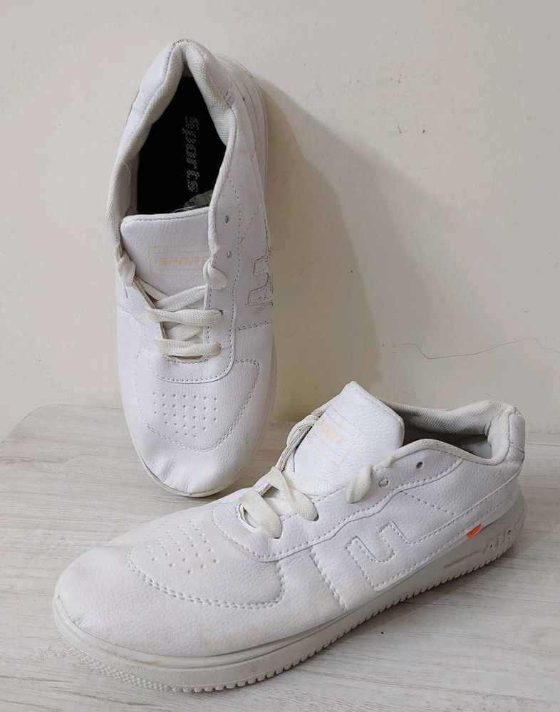 New Men&#39;s Fashion Design White Shoes Size-10