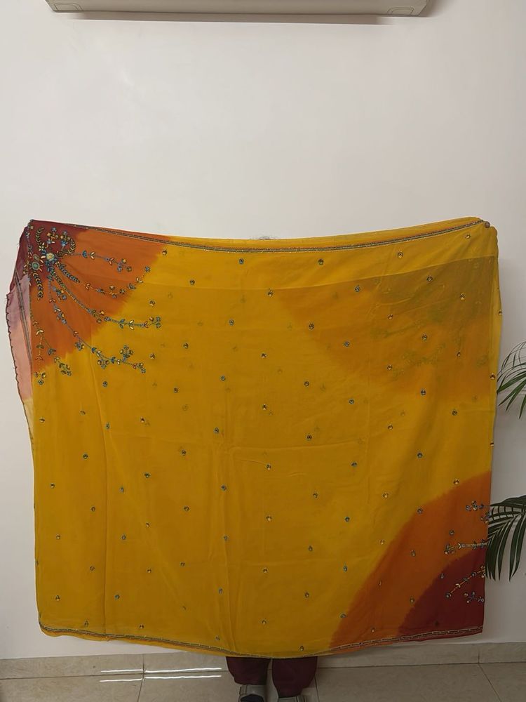 Fab India New Saree for Haldi