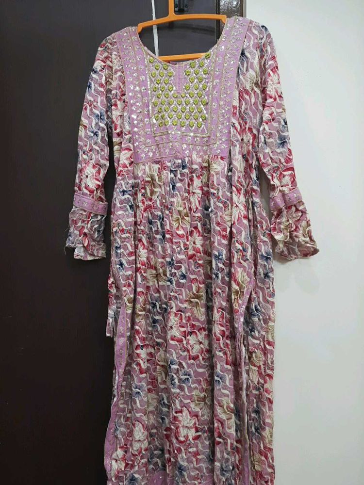 Floral Embroidered Dress