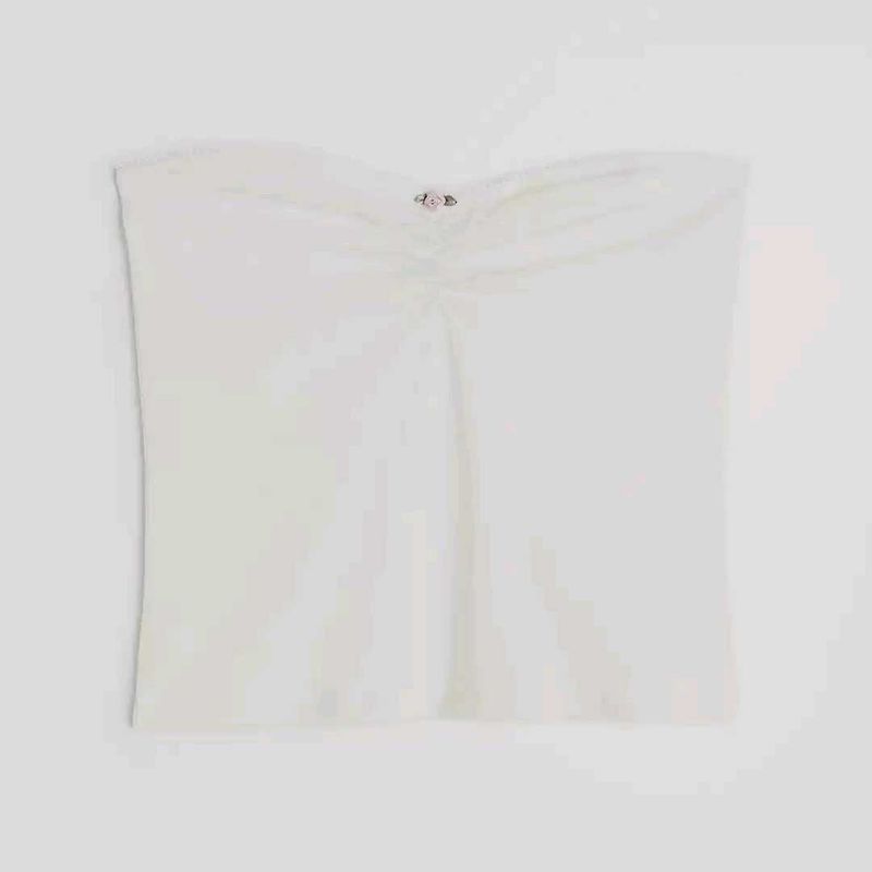 Cotton White Tube Top