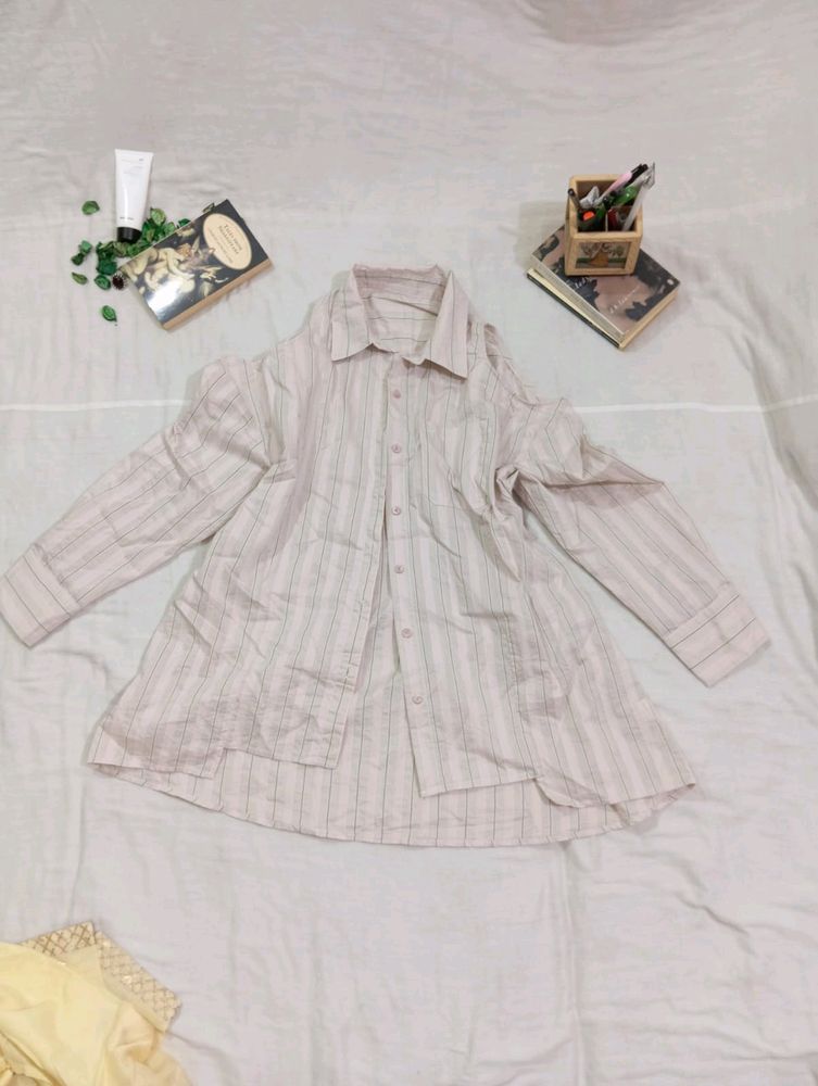Oversized Pink Shirt