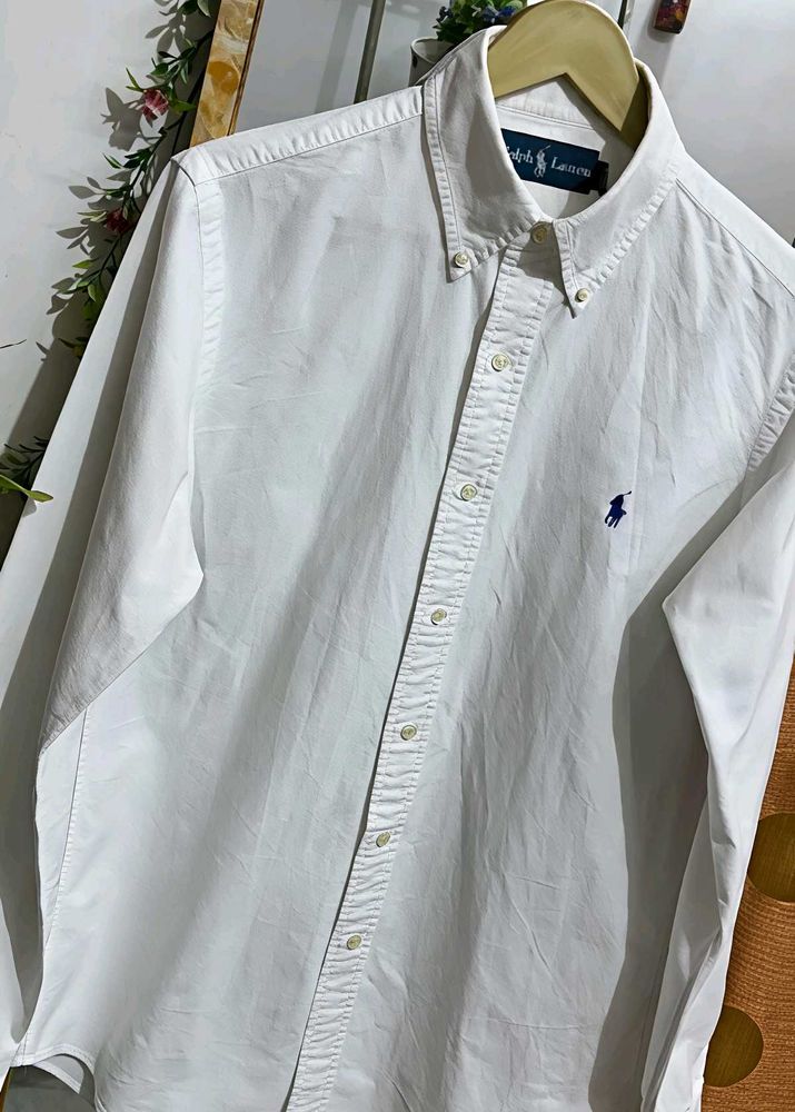 Ralph Lauren White Shirt VERY LESS I USED