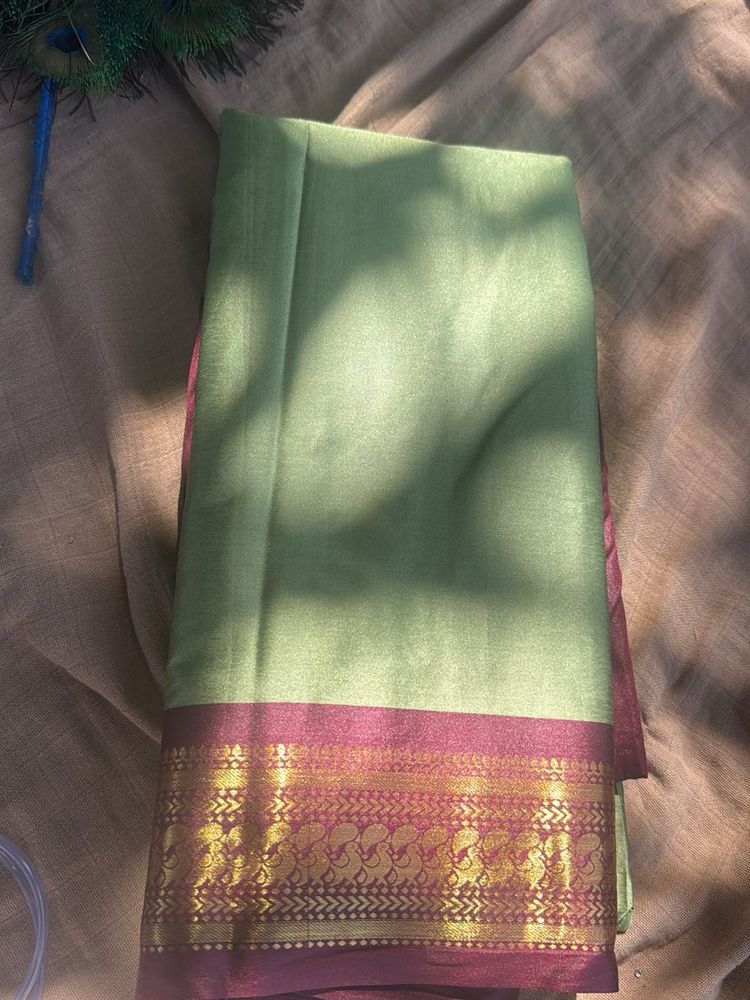 Elegant Green Saree