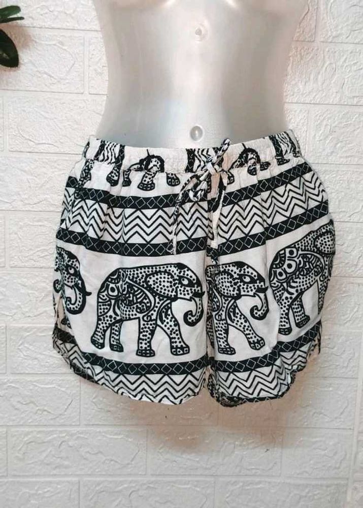Size Small Elephant Print Shorts