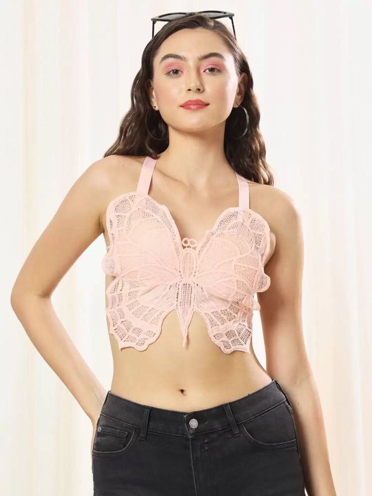 BAESD Self Design Shoulder Straps Bralette Croptop