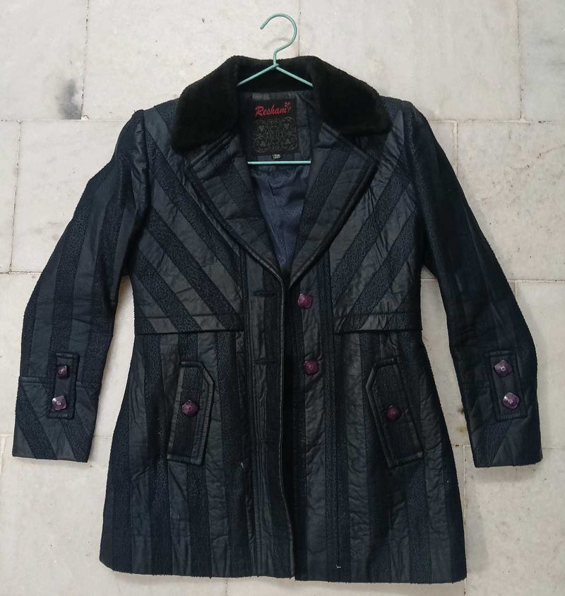 Striped navy blue Coat