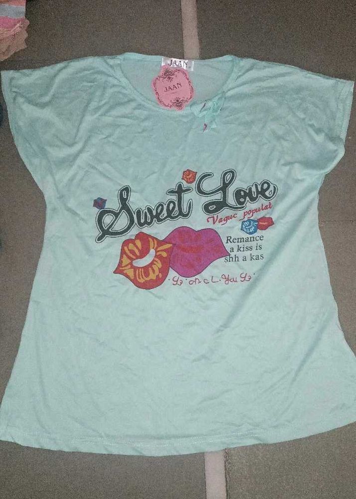 Cute Graphic T-shirt and Nighty