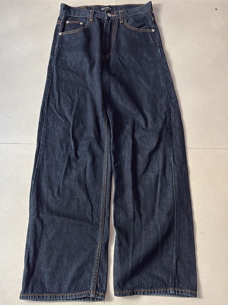 Dark Wash Straight Leg Jeans