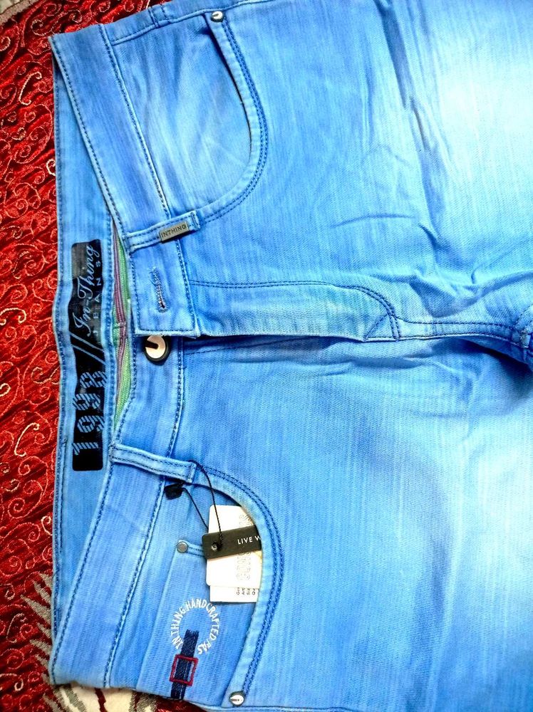 newly sky Blue Denim Jeans