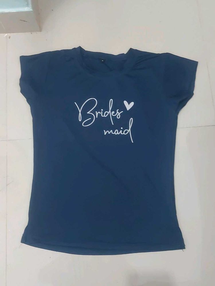 Bridesmaid T-Shirt - Navy Blue