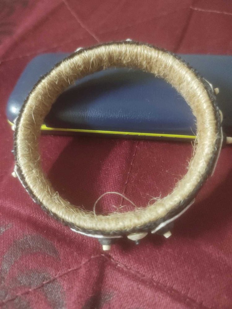 Handmade Jute Bangle Bracelet