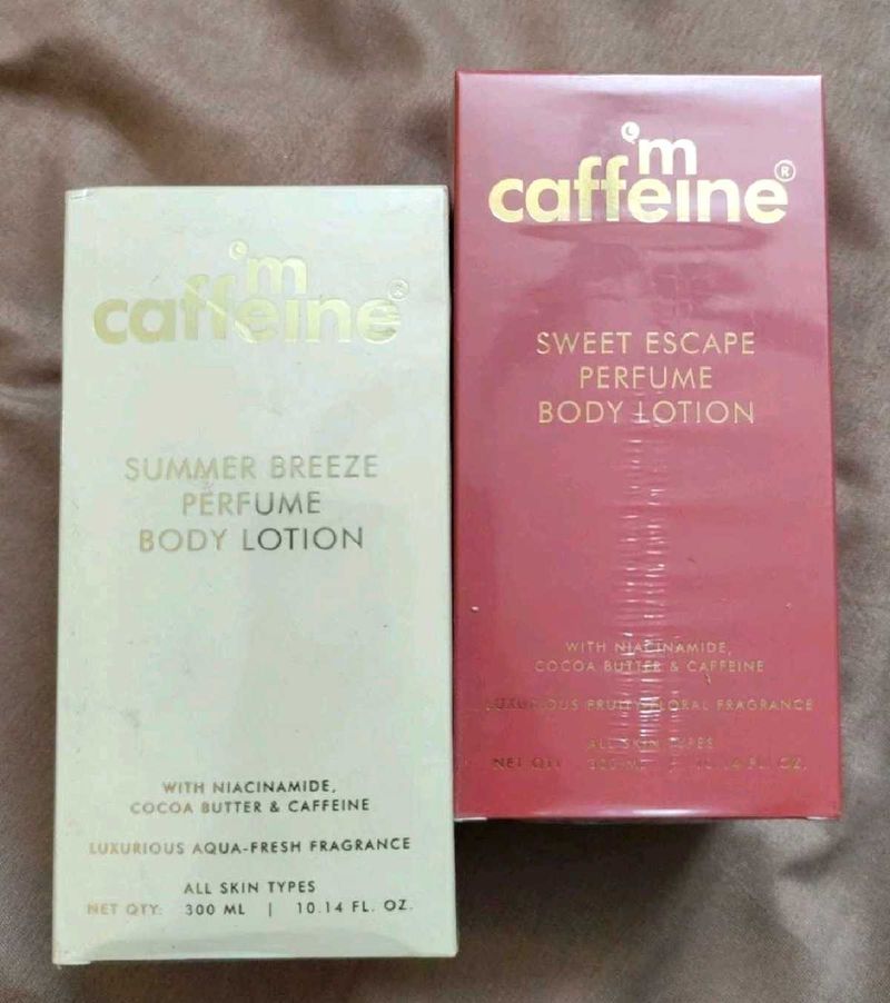 mCaffeine Perfume Body Lotion Bundle