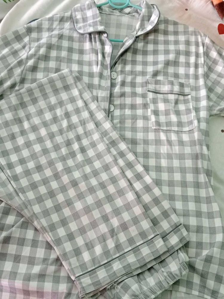Gingham Pajama Set - Cozy Comfort