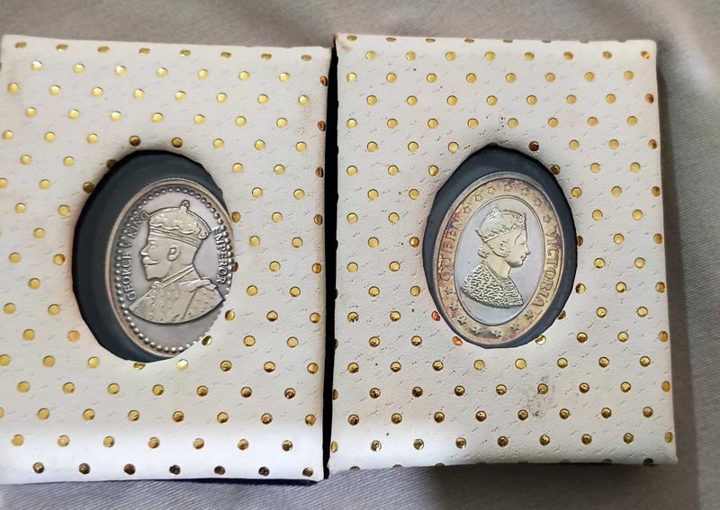 Vintage British Monarch Fine Silver Coins